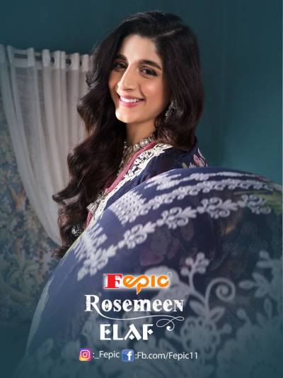 Rosemeen Elaf By Fepic Designer Cotton Pakistani Salwar Kameez Collection